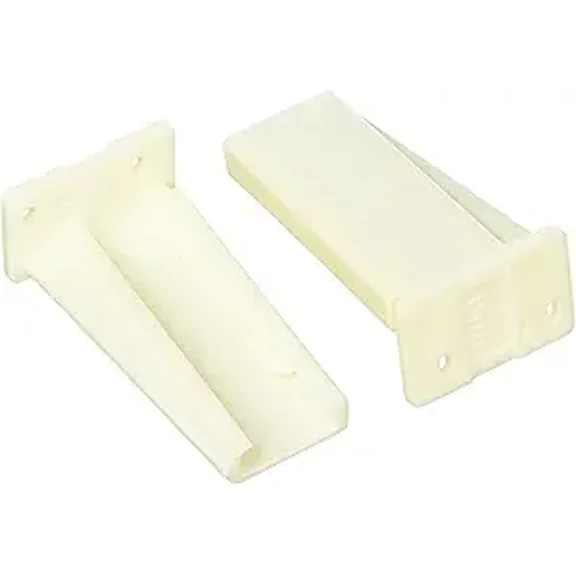 Knape & Vogt Plastic Rear Mounting Bracket, 1 Pair