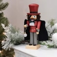 thumbnail image 6 of Alexander Taron 11" Red and Gray Christian Ulbricht Drosselmeier Nutcracker Decoration, 6 of 6