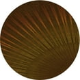 thumbnail image 1 of Ahgly Company Machine Washable Indoor Round Transitional Dark Bronze Brown Area Rugs, 3' Round, 1 of 7
