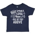 thumbnail image 3 of Inktastic Brave Smart Loyal Kind Fun Loved All of the Above Boys or Girls Toddler T-Shirt, 3 of 5