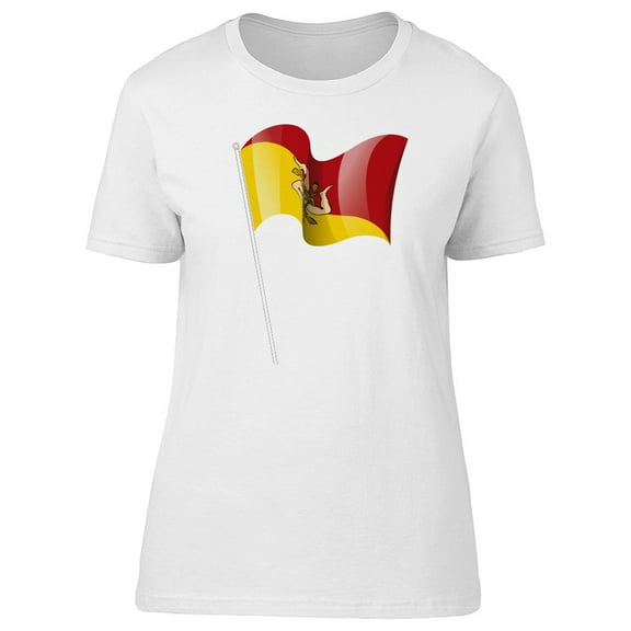 Flag Of Sicily Regions Tee Men's -Image by Shutterstock