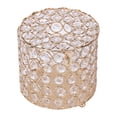 thumbnail image 4 of Cateissary Porta pañuelos de estilo moderno de cristal, caja de almacenamiento de servilletas redonda, dispensador de cubierta, decoración Almacenamiento y organización del hogar, 4 of 6