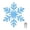 C, variant on LED Snowflake Wall Set, Blue & White Mix Remote Controlled Glowing Snowflake Decor, Battery Operated, Peel & Stick Wall Window Ceiling Christmas Lights Decorations, 1Pc 3.9"