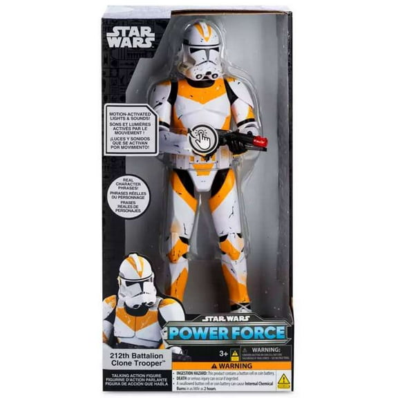 Star Wars Power Force 212th Battalion Clone Trooper Talking Action Figure
