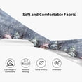 thumbnail image 5 of Wukai Watercolor Winter Landscape For Christmas Sports sweatband,Men & Women Sweatband Headband for Running, Cross Training, Racquetball, Working Out, 5 of 7