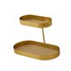 thumbnail image 1 of Organizador de encimera de baño, bandeja de tocador, soporte de perfume estable multiusos para Almohadilla dorada y amarilla, 1 of 9