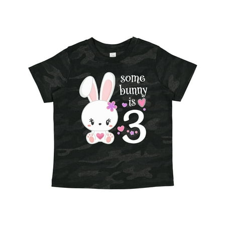 

Inktastic Somebunny is Three-Third Birthday Bunny Gift Toddler Boy or Toddler Girl T-Shirt