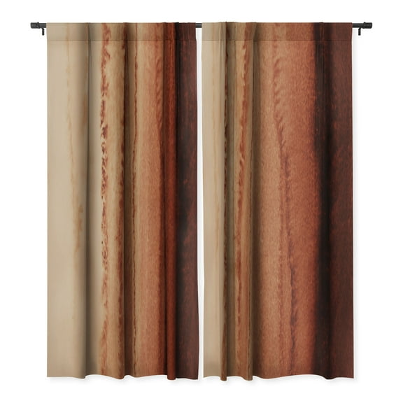 Society6 Monika Strigel Within The Tides Cinnamon DAR Single Panel Room Darkening Window Curtain 50" x 64"