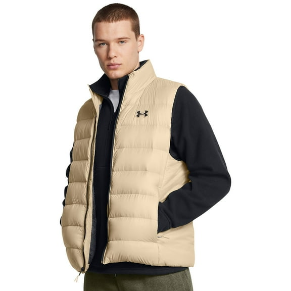 Men's Under Armour Legend Down Vest Color: City Khaki Size: XL