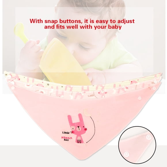 Babero para bebé recién nacido, babero lindo para recién nacido de algodón cómodo e insular, babero para recién nacido optimizado para la excelencia