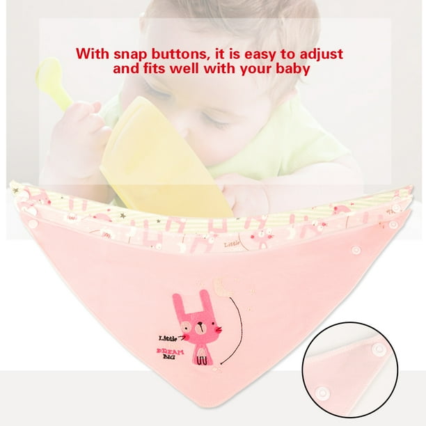 Babero para bebé recién nacido, babero lindo para recién nacido de algodón cómodo e insular, babero para recién nacido optimizado para la excelencia