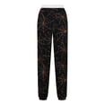 thumbnail image 5 of Plcasen Women Halloween Spider‑Web Print Drawstring Jogger Pants, Loose Casual Pants With Pockets, 5 of 5