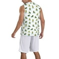 thumbnail image 2 of Sikiie Cute Avocado Yoga Basketball Jersey Reversible Men's Mesh Athletic Sports Shirts Training Practice S-4XLSmall, 2 of 6