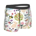 thumbnail image 3 of Disketp Spring Hand Drawn Flowers Birds Men'S Boxer Briefs,Soft And Breathable Cotton Underwear With Comfortflex Waistband, 3 of 9