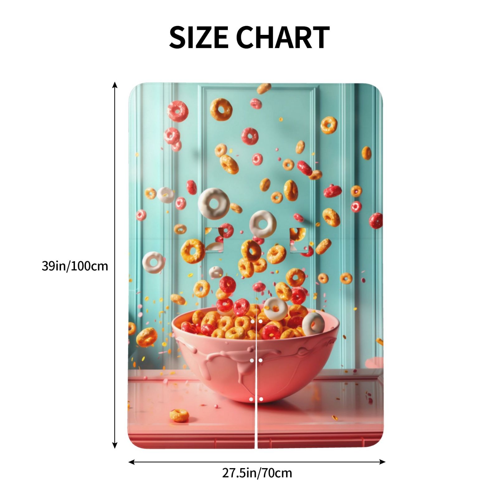 Car Seat Cover Baby - Floating Colorful Cereal Breathable Infant Car Seat Cover for Baby Carseat, Lightweight Comfort Baby Essentials Must Haves Newborn Stuff for Girl Boy