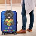 thumbnail image 4 of Autism Awareness Newfoundland Accept Understand Love Travel Luggage Cover Newfie Dog Lover Gifts Suitcase Dust Protective Decor - 12003, 4 of 5