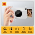 thumbnail image 3 of Kodak Printomatic Instant Print Camera - Portable Camera Prints on Zink 2x3" Photo Paper - Gray, 3 of 8