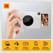 Kodak Printomatic Instant Print Camera - Portable Camera Prints on Zink 2x3 Photo Paper - Gray