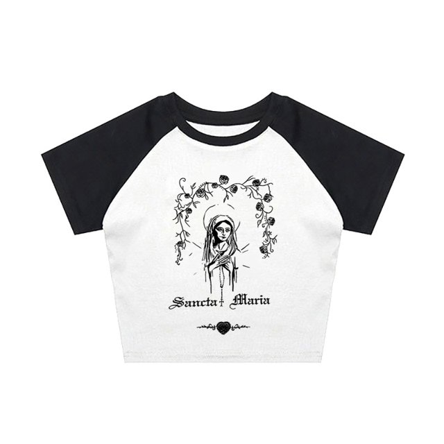 Tops cortos de encaje para mujer, camisetas informales ajustadas con cuello Halter, estética Y2K, Harajuku, Estilo Vintage americano, Hip Hop de los 90