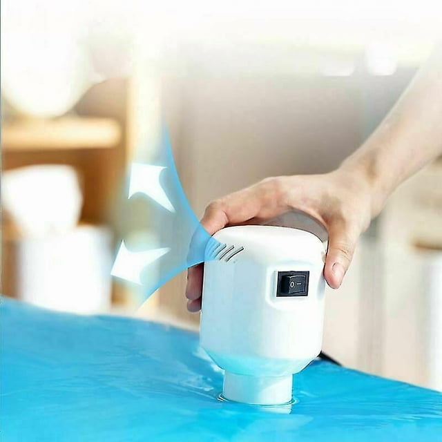 Electric Vacuum Pump for Clothes Storage at Home and Travel, Provides Optimal Sealing for Storage Bags.