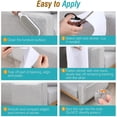 thumbnail image 5 of PCS Protectores de Muebles Antiarañazos de Doble Cara, Protectores de Garras Anti-Gato Protección de Muebles Puerta Pared Sofá Alfombra Encimeras - Blanco, 305 * 430 mm, 5 of 5