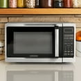 thumbnail image 6 of Black + Decker 700W Digital Microwave Oven With Turntable in Stainless Steel, 6 of 6