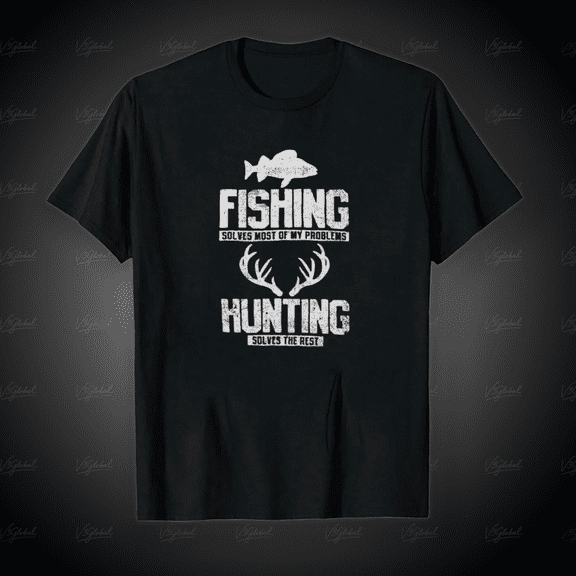 Fishing Hunting Gifts For Hunters Who Love To Hunt Unisex T-Shirt, for Men & Women, up to Size 5XL