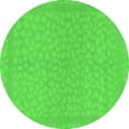 thumbnail image 1 of Ahgly Company Indoor Round Abstract Green Modern Area Rugs, 4' Round, 1 of 4