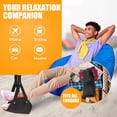 thumbnail image 3 of 2 Pack Airplane Foot Hammock Travel Footrest - Long Flight Must Haves - Foot Rest for Air Travel,Essentials for Travel & Home (Blue), 3 of 9