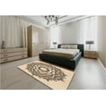 thumbnail image 4 of Ahgly Company Indoor Rectangle Patterned Sienna Brown Area Rugs, 5' x 7', 4 of 6
