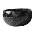 thumbnail image 2 of Cuenco de Matcha de cerámica, accesorio tradicional, cuenco de té portátil hecho a mano para té Negro brillante, 2 of 9