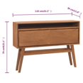 thumbnail image 4 of vidaXL Console Table 110x30x79 cm Solid Teak Wood, 4 of 5
