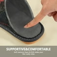 thumbnail image 6 of IAUYY Memory Foam House Slippers Suitable for Both Men and Women. Comfortable, Anti-Slip Plush Flat-Bottomed Slippers The Best Holiday Gift Gothic-toned Blades, 6 of 9