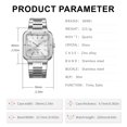 thumbnail image 7 of SKMEI Men Watches Analog Quartz Stainless Steel Watches for Men Waterproof Luminous Date Classic Men Wrist Watch, 7 of 7
