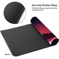 thumbnail image 5 of Mouse Pad Fuji Mountain Painting Large Mousepad Gaming Home Decor Desk Mat, 31.5x11.8 Inch Japanese Sakura Mousepad for Office Desktop Laptop, Non-Slip Rubber Base Waterproof Mouse Mat BDZZSE18, 5 of 7