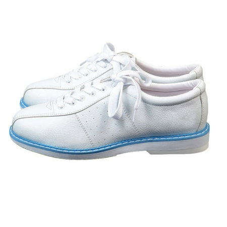

White Bowling Shoes for Men Women Unisex Sports Beginner Bowling Shoes Sneakers 37