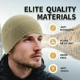 thumbnail image 6 of 2 Pack Skull Caps for Men Helmet Liner Thermal Hat Winter Sweat Liner Cold Weather Athletic Skull Cap for Men Women Windproof Black Navy Blue, 6 of 6