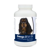 Healthy Breeds 840235185796 English Toy Spaniel Omega-3 Fish Oil Softgels, 180 Count