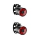 thumbnail image 3 of Luz trasera impermeable Greeniant 0.66W 6V para bicicleta de carretera 200lm 3 modos Rojo 2Conjunto, 3 of 6