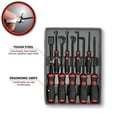 thumbnail image 3 of Performance Tool W948 9-Piece Hook/Pick/Scraper Set,Black/Red, 3 of 7