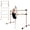 Pink, variant on KL KLB Sport 6ft Freestanding Double Ballet Barre with Adjustable Height, Portable Wooden Dance Bar for Home Studio, Kids & Adults Fitness Training
