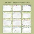 thumbnail image 6 of SHENGXINY Calendar 2025 Clearance January 2025 - June 2026 Desk Calendar Vertical Flip Calendar 18 Months Desktop Calendar Used For Home and Office Arrangement Planning White, 6 of 9