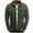 Army Green, variant on Mens Jacket Autumn Winter Casual Solid Color Buttoned Denim Jacket Workwear Style Cardigan Mens Winter Coats Army Green L
