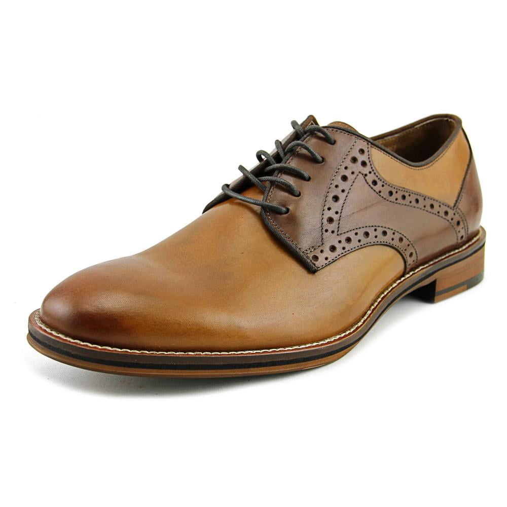 Johnston \u0026 Murphy Men's Conard Saddle, Tan/Dark Brown Calfskin Size: 10 M