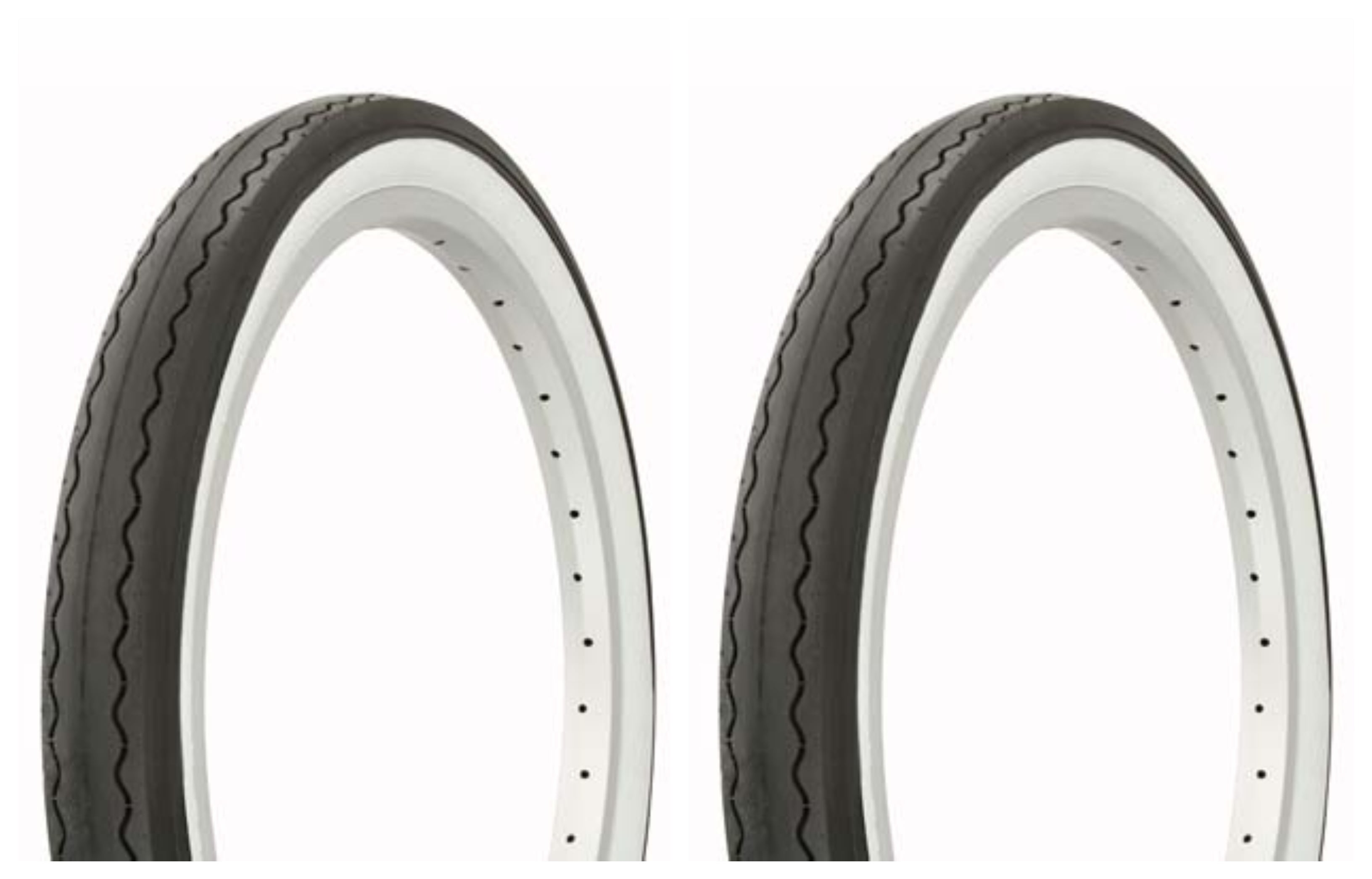 NEW ORIGINAL BICYCLE DURO TIRE IN 20 X 2.125 BLACK/WHITE SIDE WALL HF-851. 