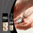 thumbnail image 6 of Jewelry Cleaner Solution 120 ml For Gold Silver Diamonds Removes Tarnish Oil Stains Polishes Restores Shine For Rings Necklaces Bracelets, 6 of 9