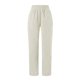 thumbnail image 2 of Gibobby Pantalones deportivos para mujeres Pantalones casuales de cintura alta, pantalones con dobladillo con abertura empalmada de pana de Color sólido(Blanco,XG), 2 of 5