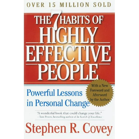 Pre-Owned 7 HABITS OF HIGHLY EFFECTIVE PEOPLE W/NEW FOREWORD & AFTERWORD, 9780743269513, 0743269519, Paperback,