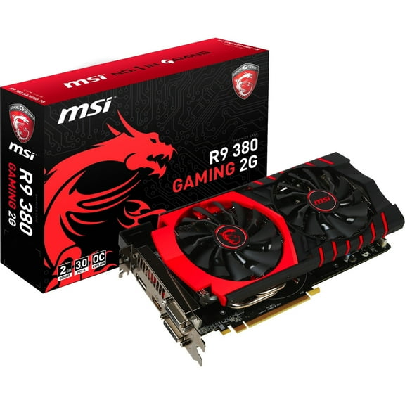 MSI AMD Radeon R9 380 Graphic Card, 2 GB GDDR5