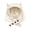 Small horn beige, variant on Trendy Devil Hat Headwear with Horn for Hiking Camping Adjustable Cap with Button Novelty Skull Hat